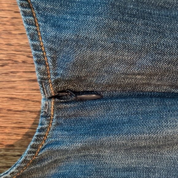 J. Crew Chambray Blue Denim Dress NWT Size 4 - Picture 5 of 7